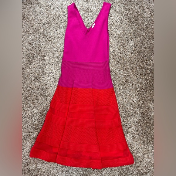 Missoni Sleeveless Colorblock Rib Stitched
Dress Redpink - Picture 2 of 7